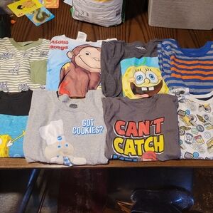 8 piece lot Boys Shirts Lot size 5 - 6/7